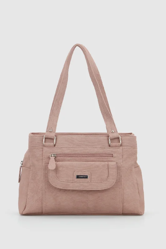 Flap Pocket Tote Bag