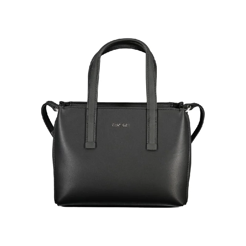 Calvin Klein Black Polyester Handbag