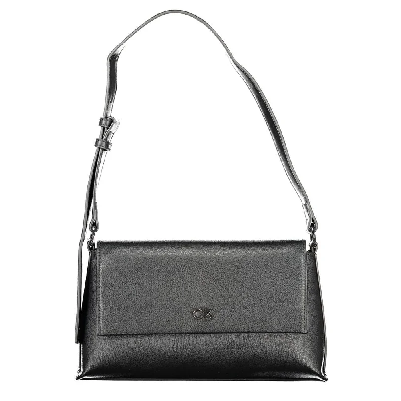 Calvin Klein Black Polyester Handbag