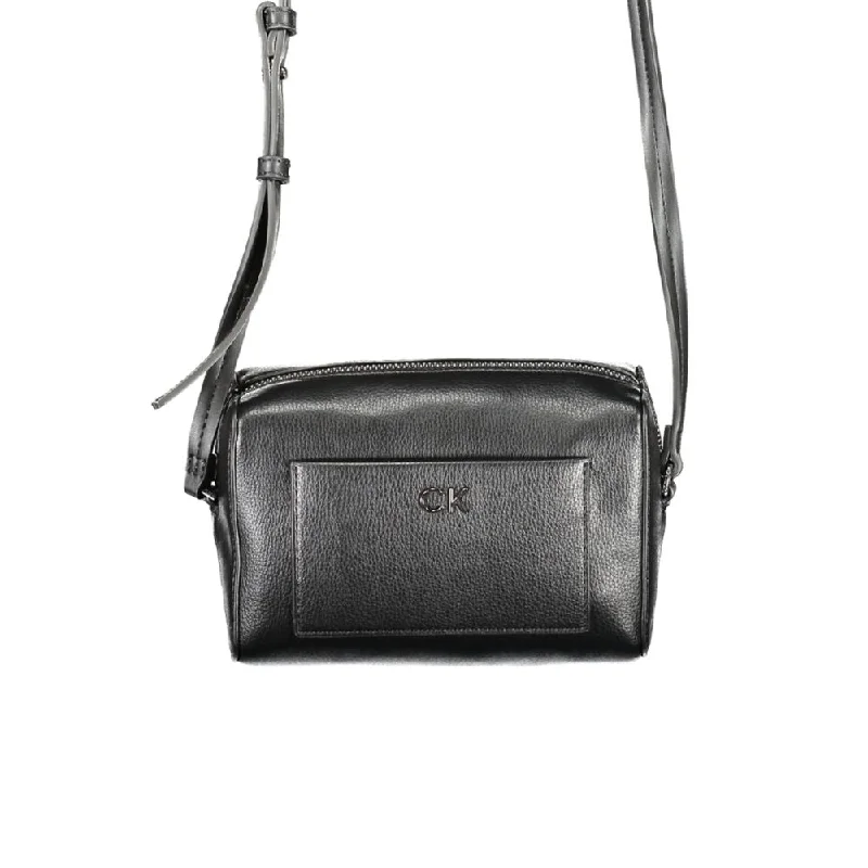 Calvin Klein Black Polyester Handbag