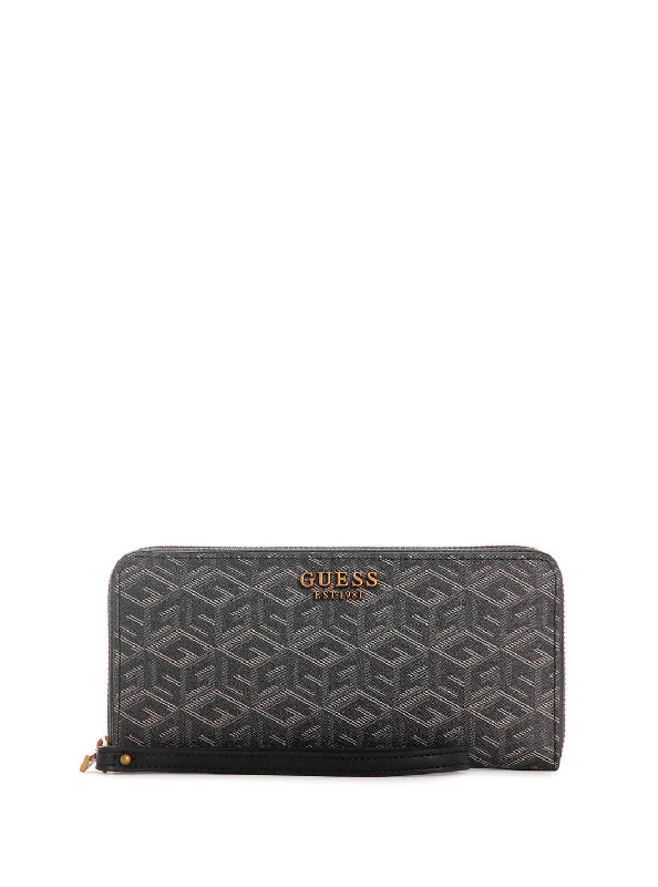 Charcoal Logo Laurel Large Wallet