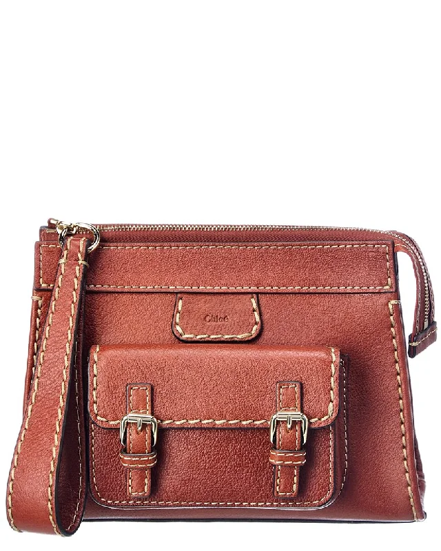 Chloe Edith Small Leather Pouch