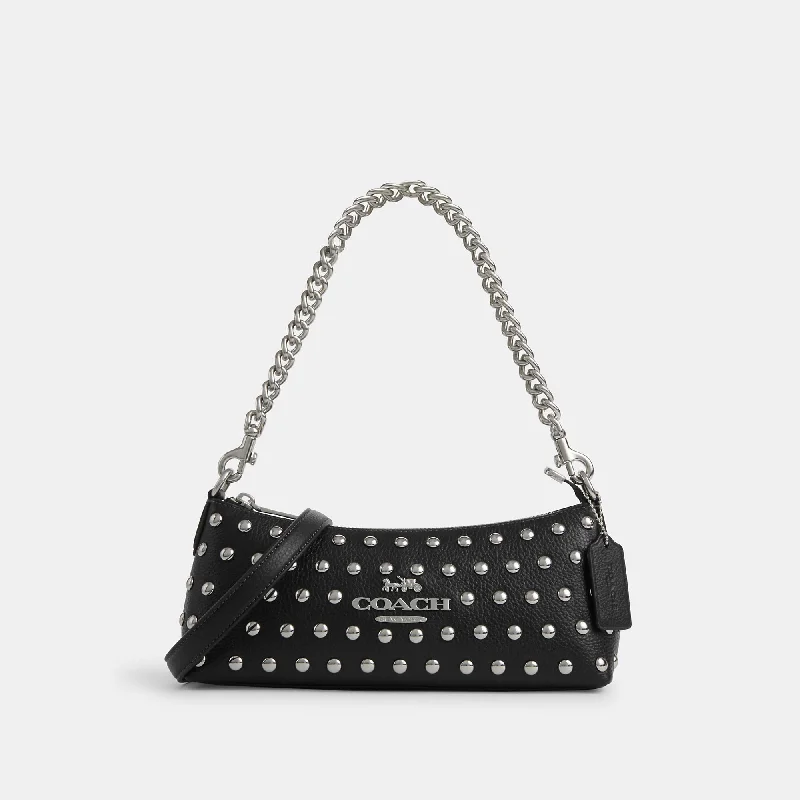 Coach Outlet Charlotte Shoulder Bag With Rivets