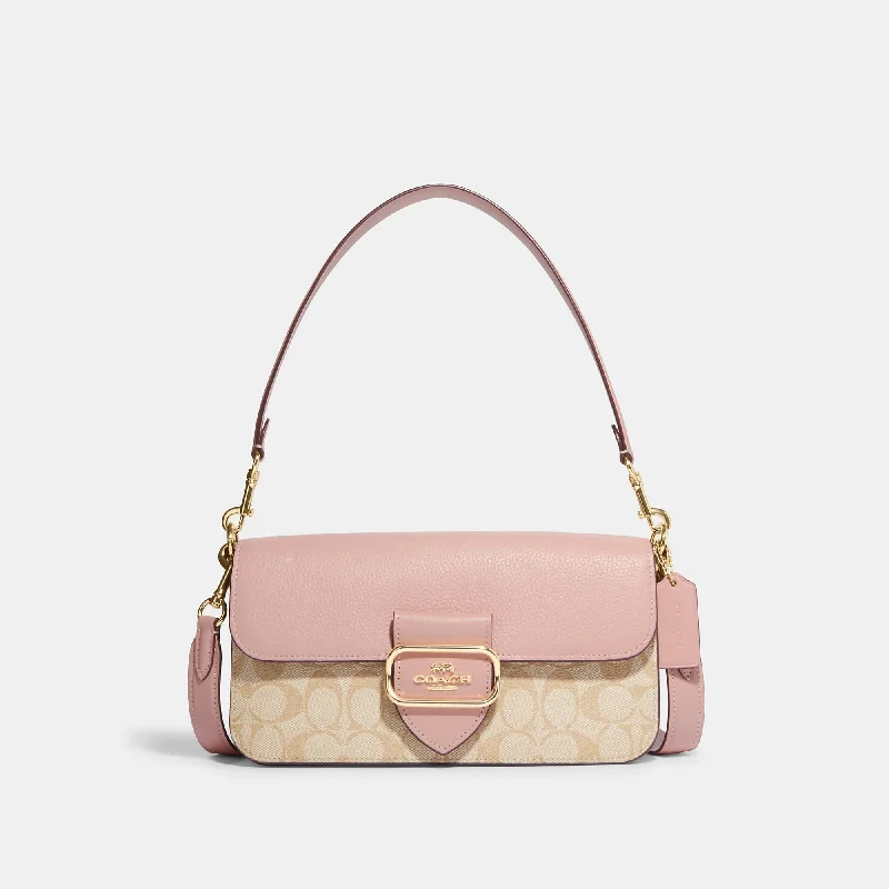 Coach Outlet Morgan Shoulder Bag In Signature Canvas