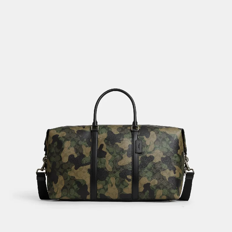 Coach Outlet Trekker 52 In Signature Canvas With Camo Print