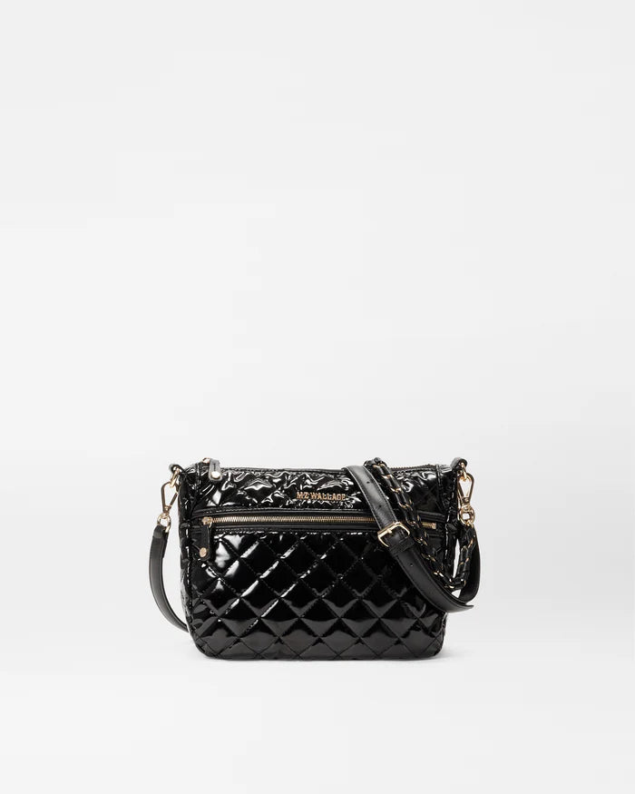 Crosby Ella Crossbody Black Lacquer