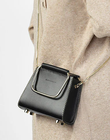 Cute Leather Womens Mini Chain Purse Handbag Chain Shoulder Bags for Women