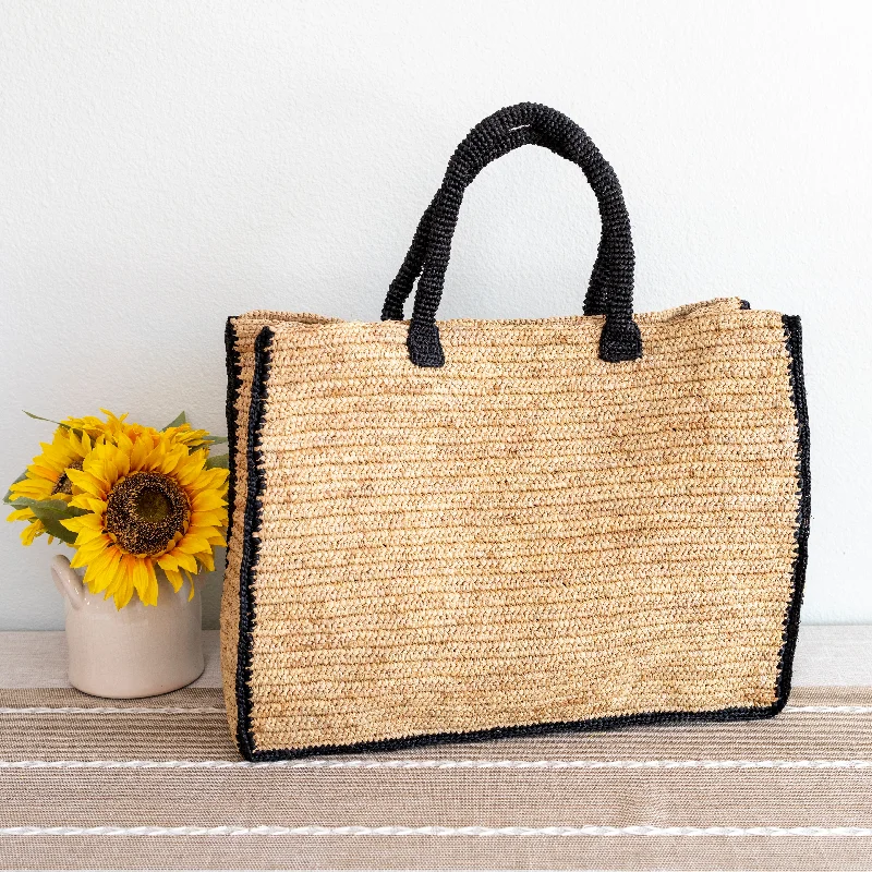 Elena Handbags Extra Large Soft Raffia Woven Summer Straw Tote