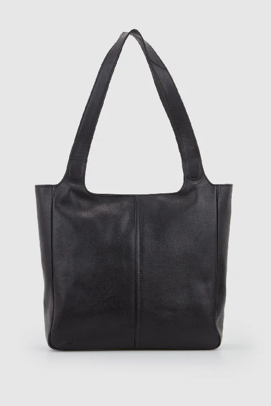 Alia Leather Multi-Zip Tote Bag