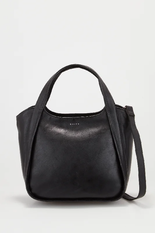 Maya Leather Mini Tote Bag