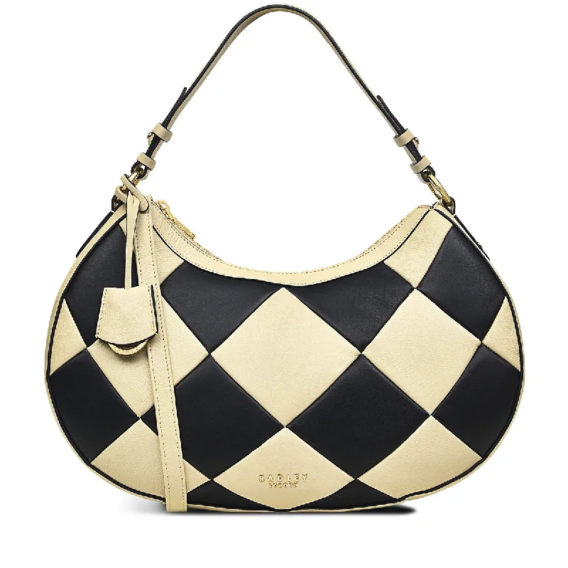 Forest Way - Checkerboard - Medium Ziptop Satchel