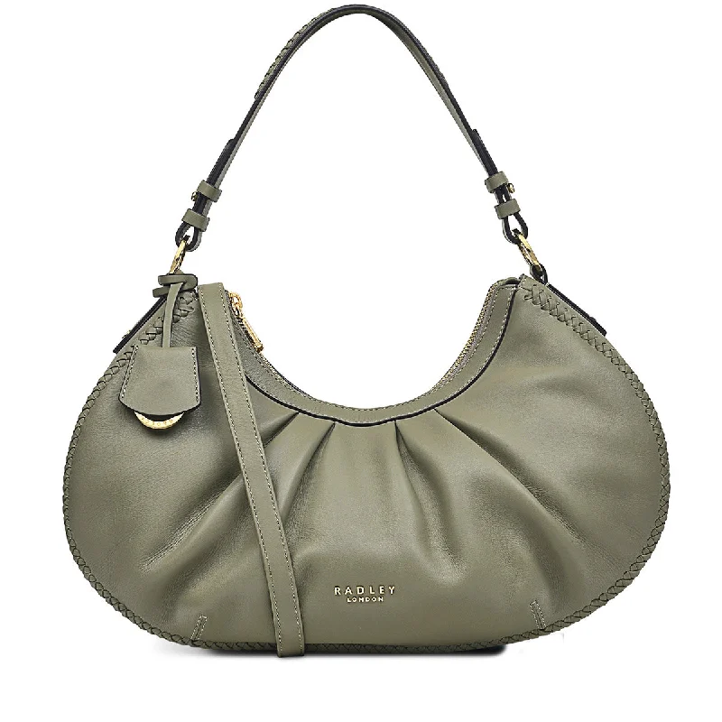 Forest Way Whipstitch - Medium Zip Top Satchel