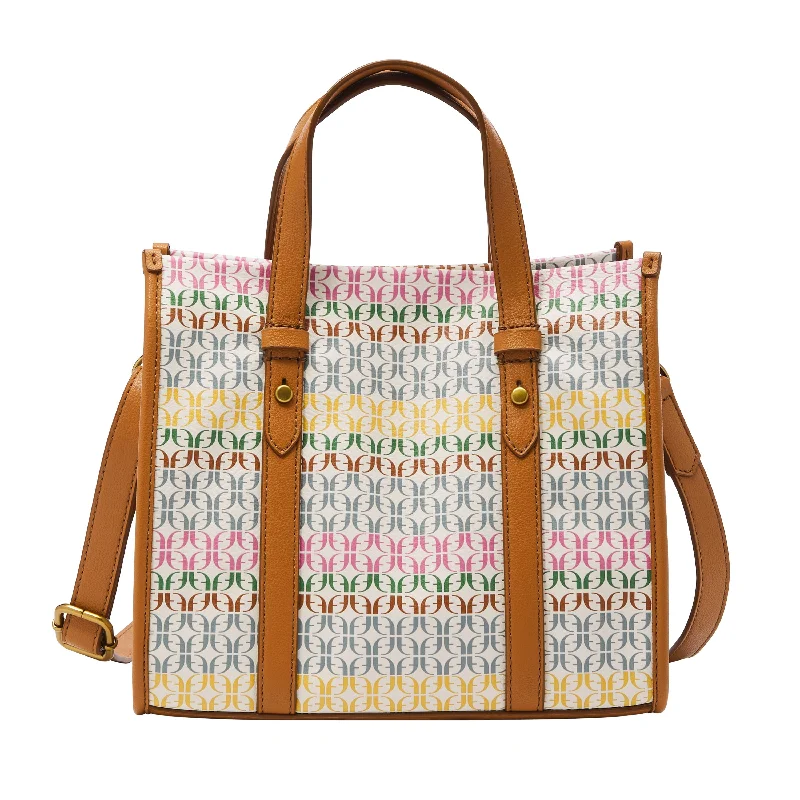 Fossil Women's Kingston Printed PVC Satchel