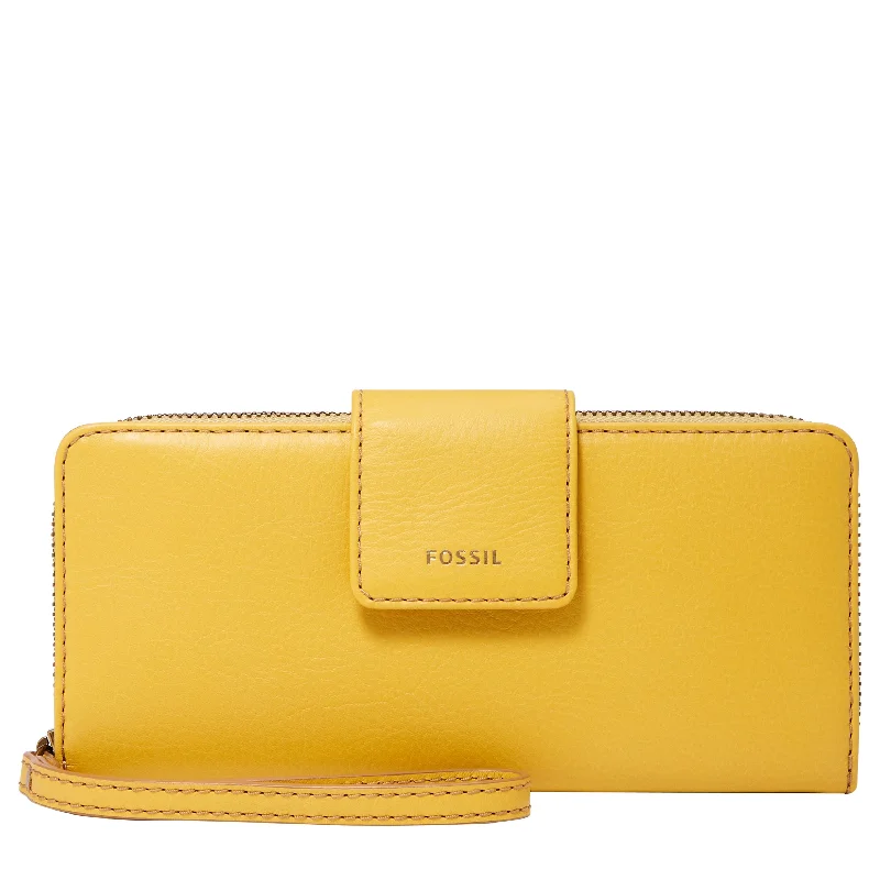 Fossil Women's Madison Eco Leather Zip Clutch