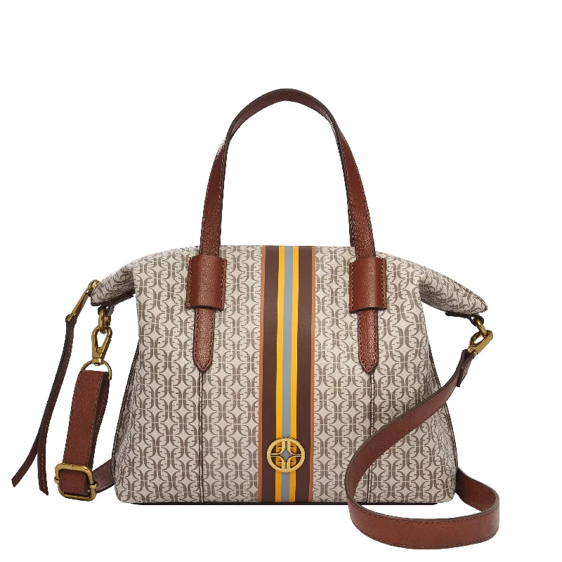 Fossil Women's Skylar Printed PVC Satchel