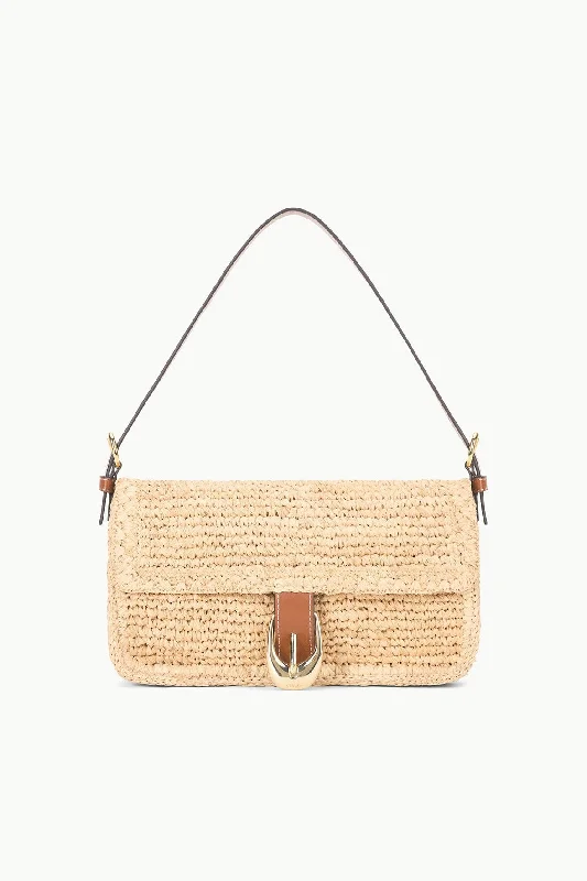 HARLOW RAFFIA BAG | NATURAL TAN