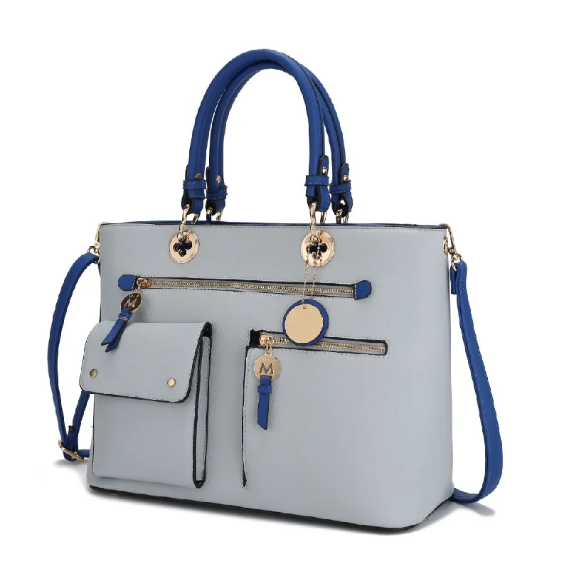 Julia Multi-Pocket Satchel Handbag