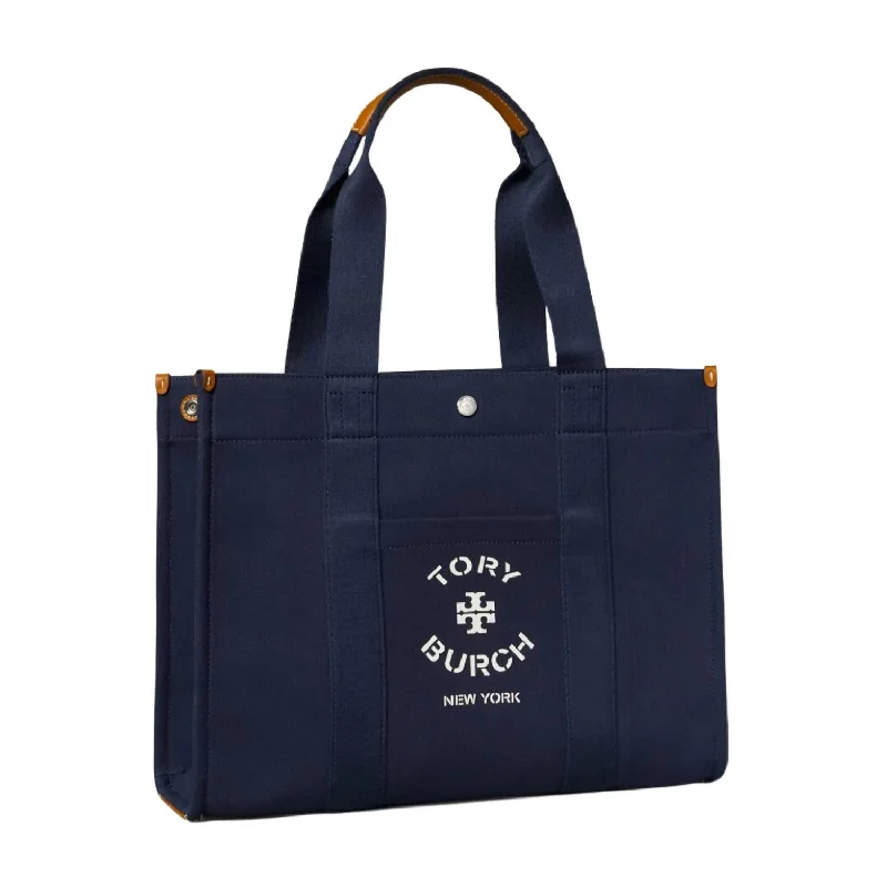 Large Tory Tote In Royal Navy