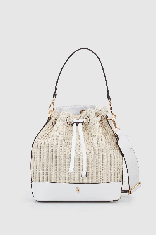 Straw Bucket Bag