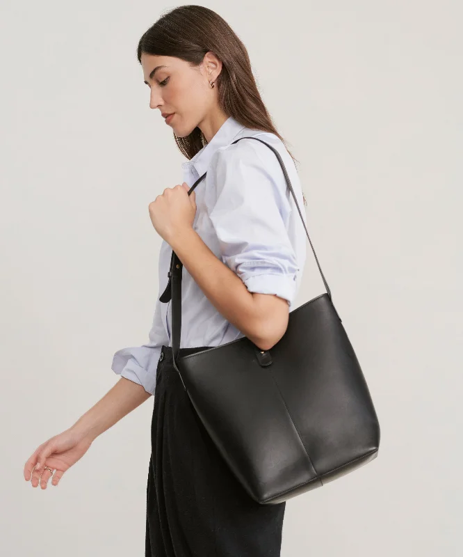 Leather Bucket Bag