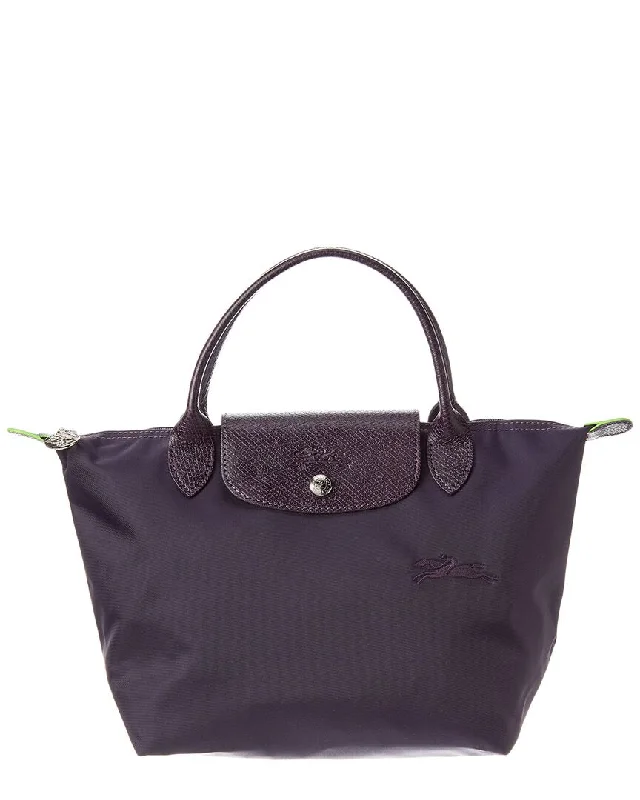 Longchamp Le Pliage Green Small Canvas Tote