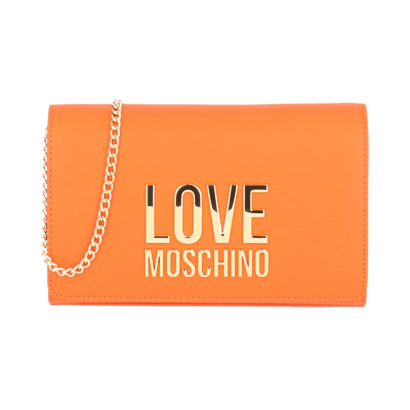 Love Moschino Womens Orange Shoulder Bag