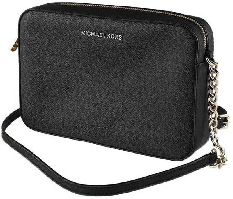 Michael Kors Women's Jet Set Item East West Leather Crossbody Bag