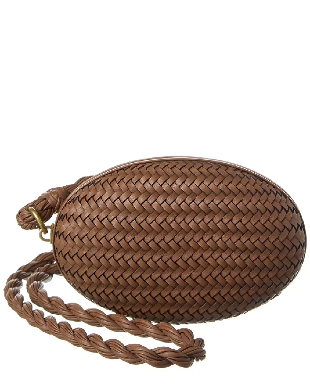 Michael Kors Woven Leather Minaudiere