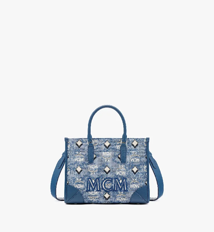 München Tote In Vintage Monogram Jacquard