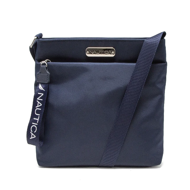 Nautica Womens Diver Canvas Crossbody Bag