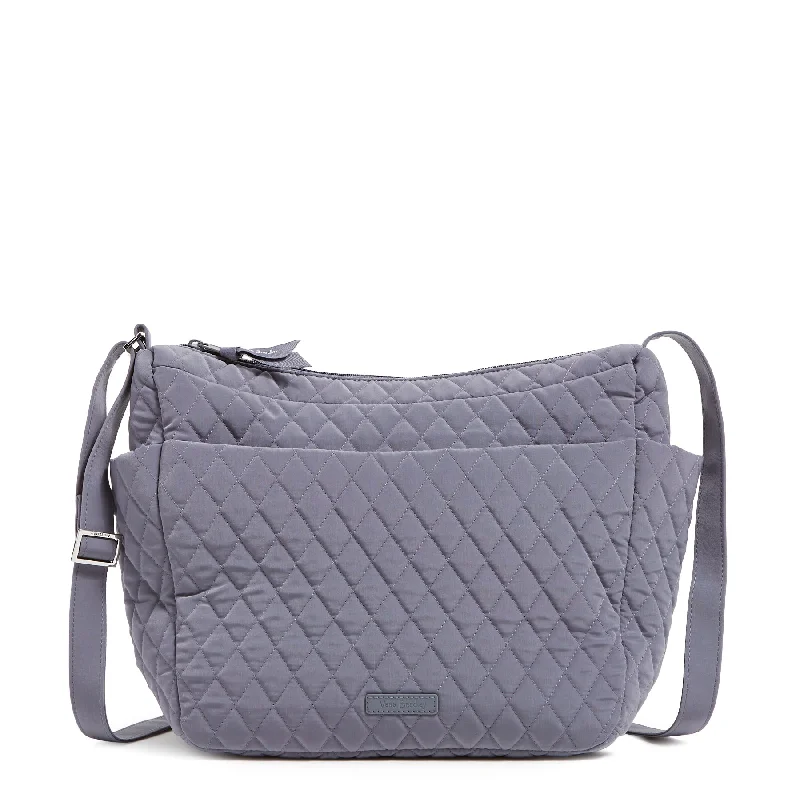 Outlet Microfiber Large On the Go Crossbody