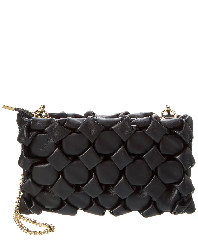 Persaman New York Lucy Leather Clutch