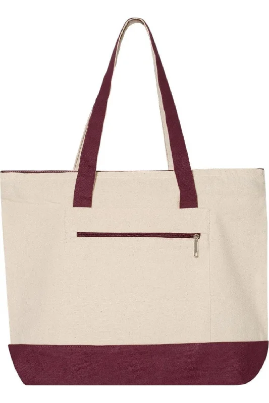 Q-Tees 19L Zippered Tote