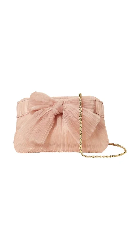 Rochelle Mini Bow Clutch In Beauty