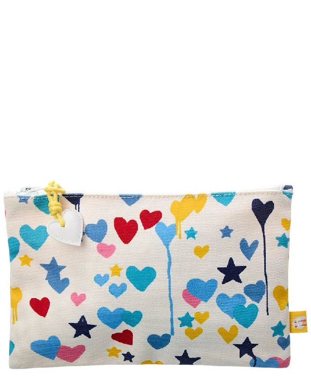 Roller Rabbit x Kerri Rosenthal Starry Starry Love Zipper Pouch