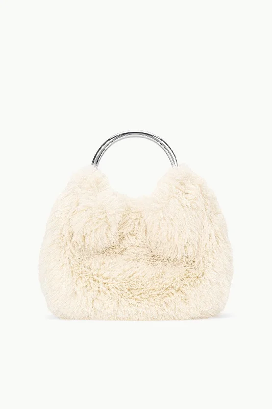 ROMEO FAUX FUR BAG | CREAM