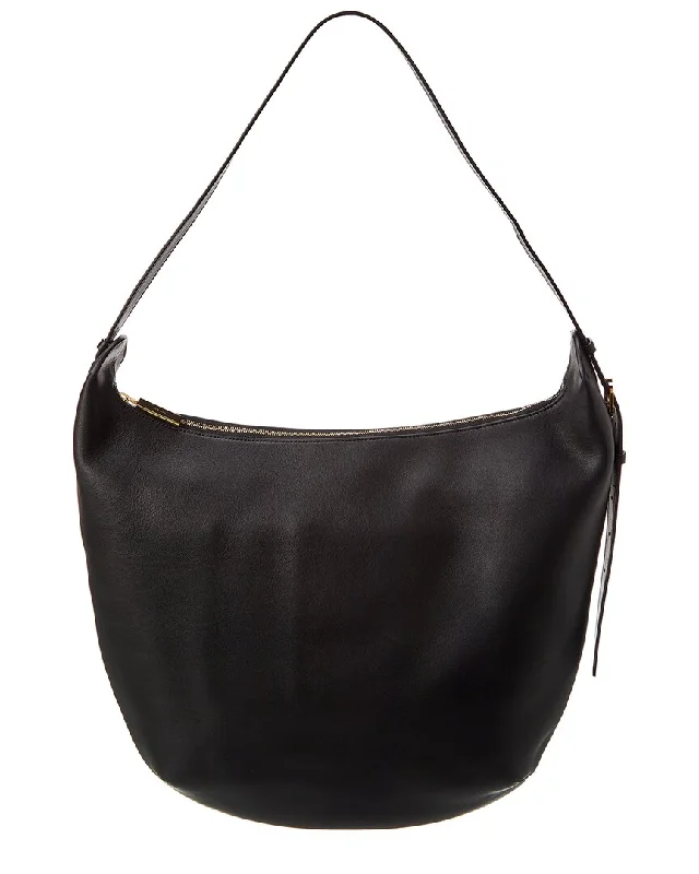 The Row Allie N/S Leather Hobo Bag