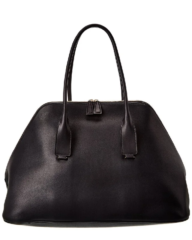 The Row Devon Leather Satchel