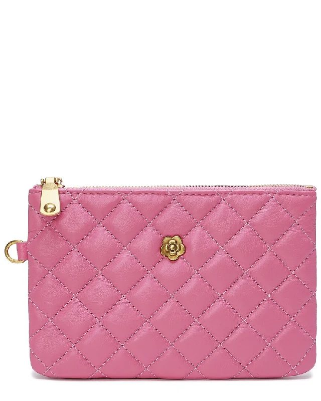 Tiffany & Fred Paris Quilted Leather Pouch