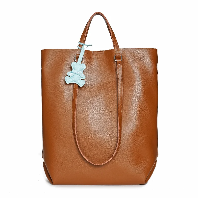 Tiffany & Fred Smooth Leather Top-handle Tote Bag