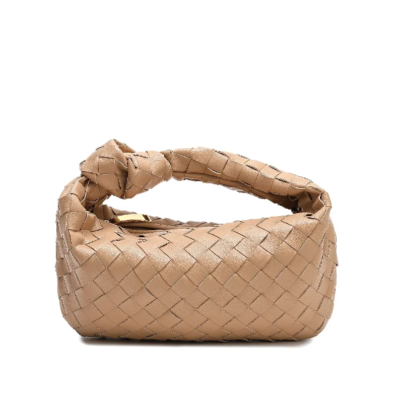 Tiffany & Fred Woven Sheepskin Knot Pouch Bag