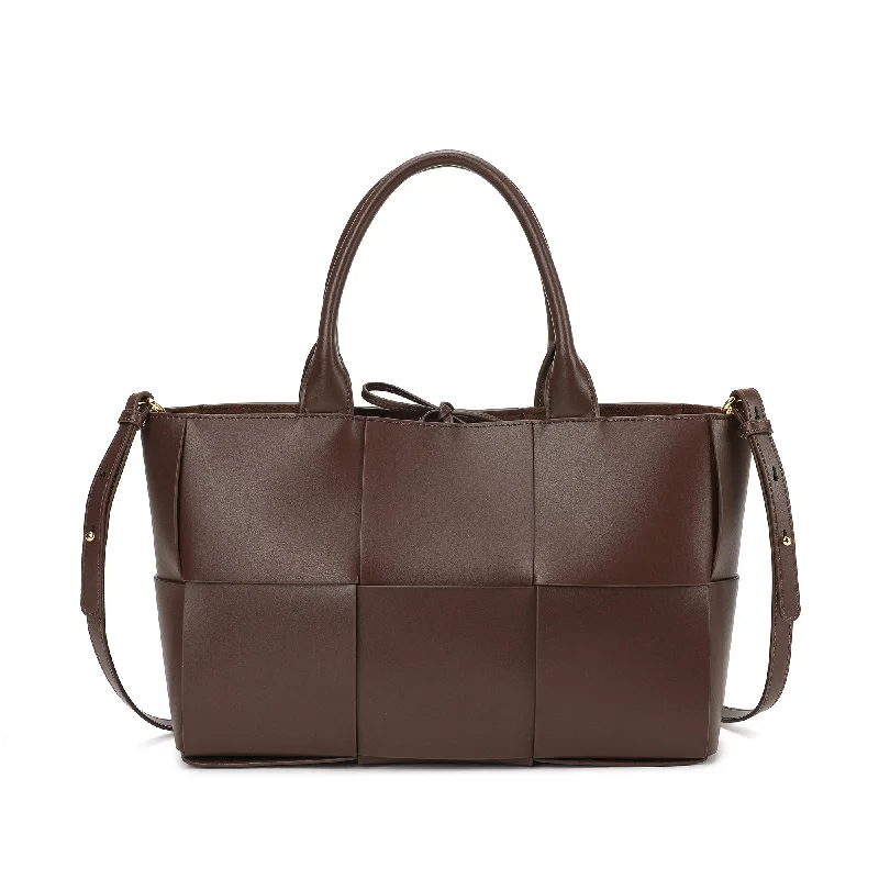 Tiffany & Fred Woven Smooth Leather Tote Bag