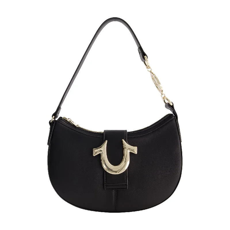 True Religion Horseshoe Strap Crescent Hobo