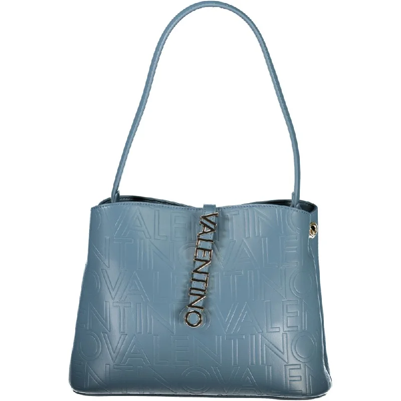 Valentino Bags Light Blue Polyethylene Handbag