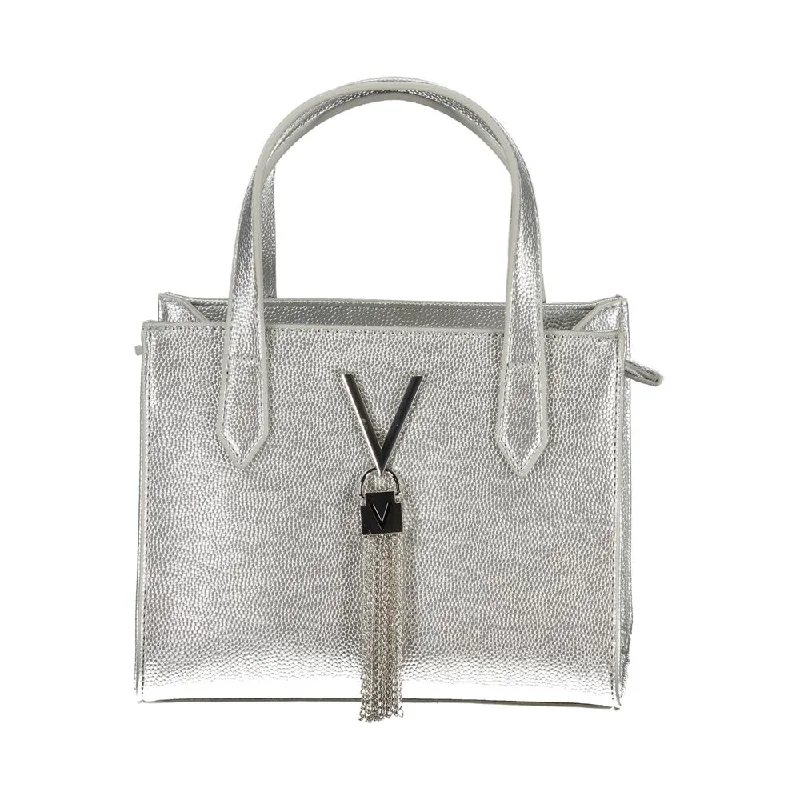 Valentino Bags Silver Polyethylene Handbag