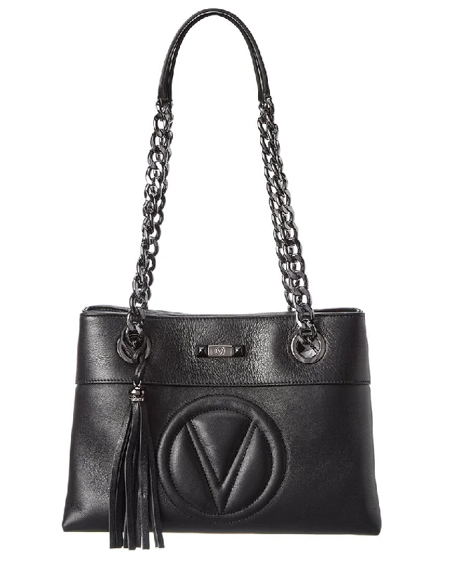 Valentino by Mario Valentino Kali Signature Leather Shoulder Bag