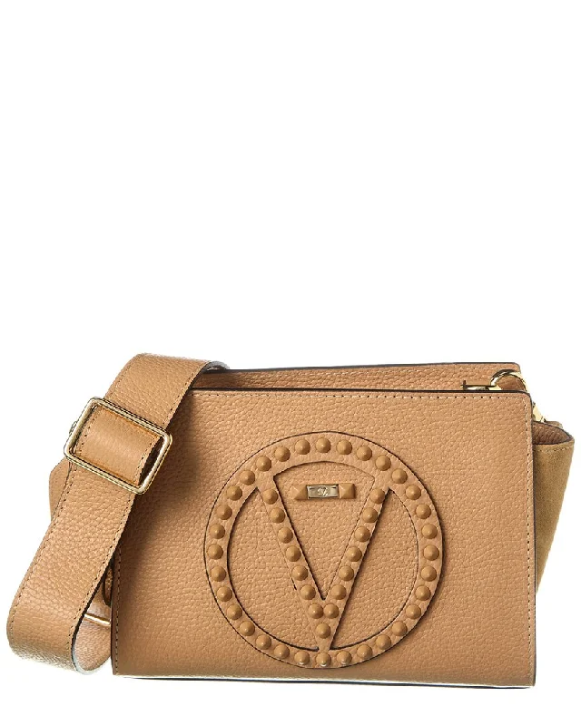 Valentino by Mario Valentino Kiki Rock Leather Shoulder Bag