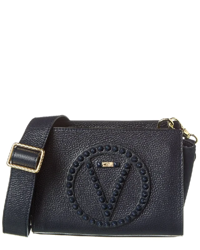 Valentino by Mario Valentino Kiki Rock Leather Shoulder Bag