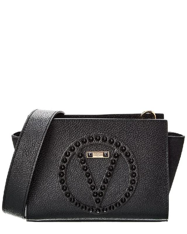 Valentino by Mario Valentino Kiki Rock Leather Shoulder Bag