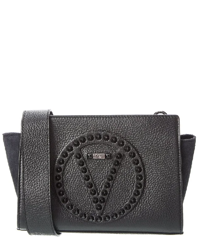 Valentino by Mario Valentino Kiki Rock Leather Shoulder Bag